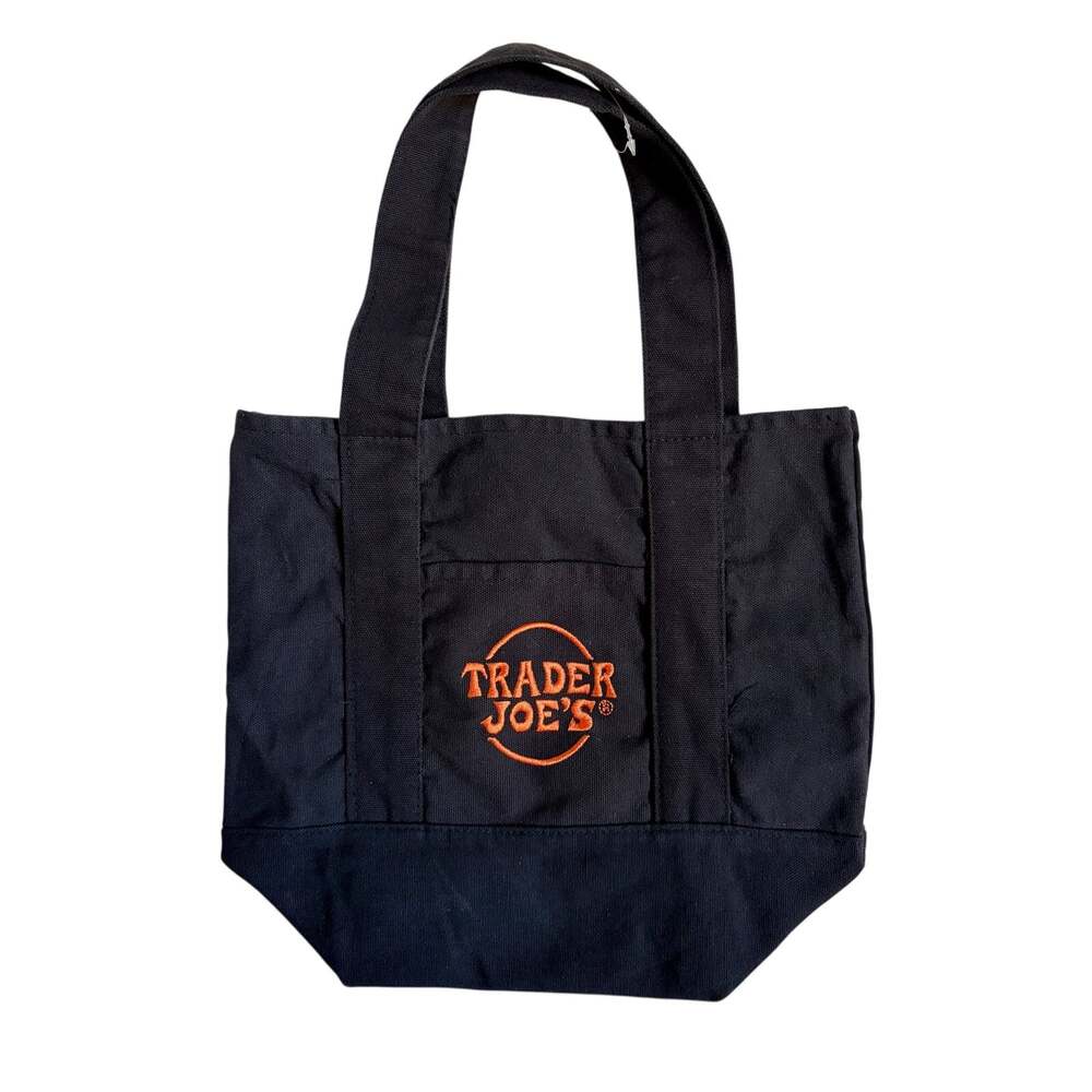 Trader Joe's Halloween Canvas Tote Bag (Black)